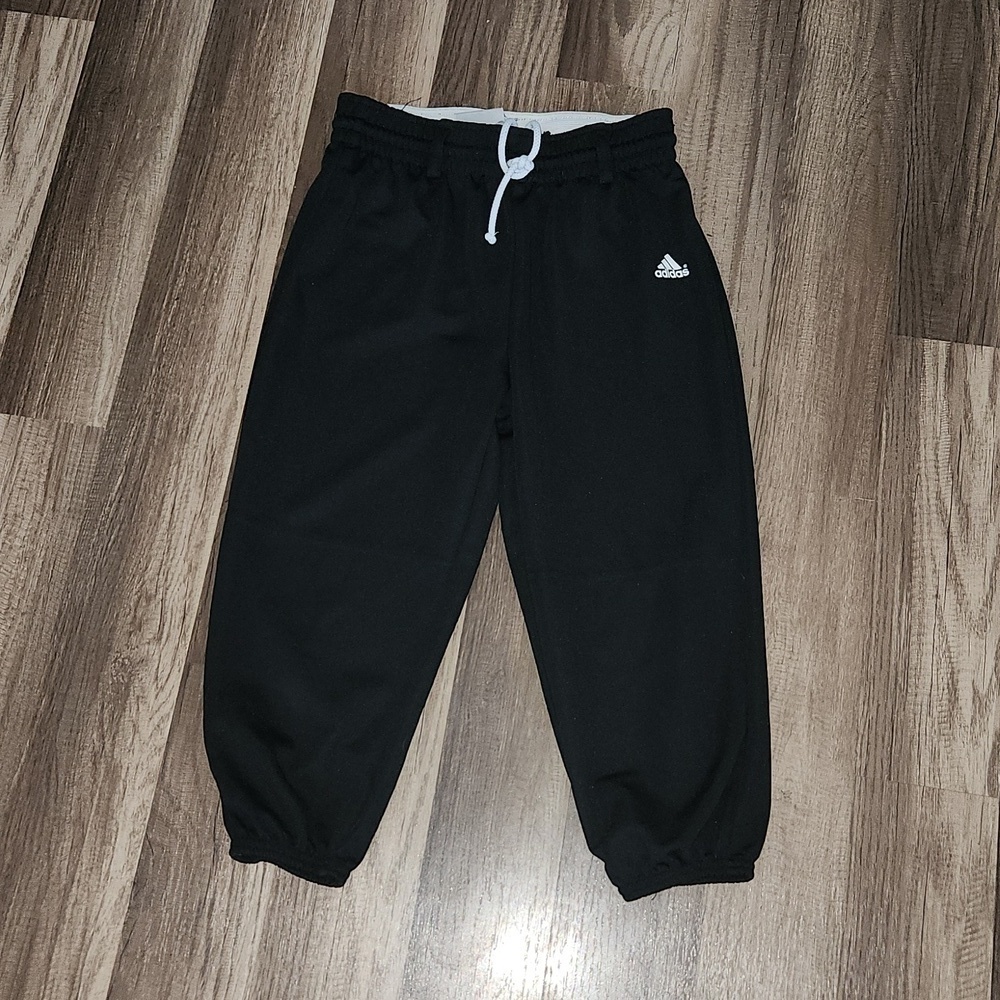 ADIDAS  Black Baseball Pants size Youth Small Climate